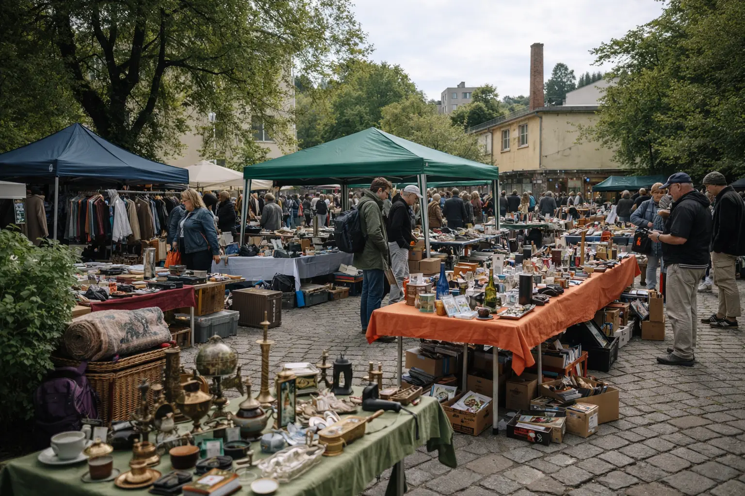 Quartier-Flohmarkt Areal Bach, St. Gallen