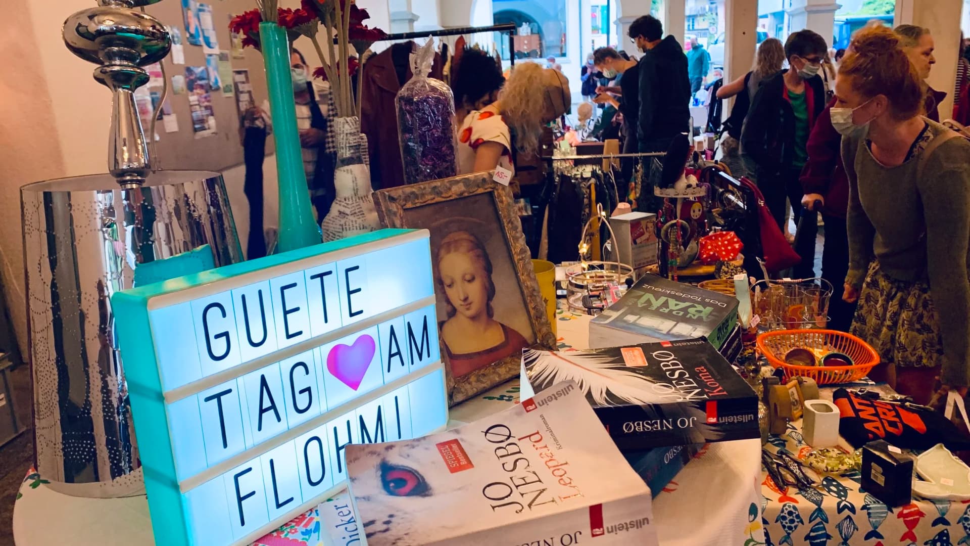 Flohmarkt Lenzburg Metzgplatz, flea market in Aarau