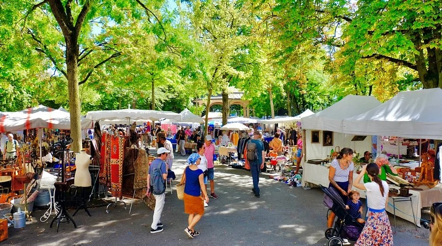 Flohmarkt Bürkliplatz, Zürich