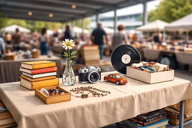 Flohmarkt Eiszentrum Luzern - Flea market in Lucerne