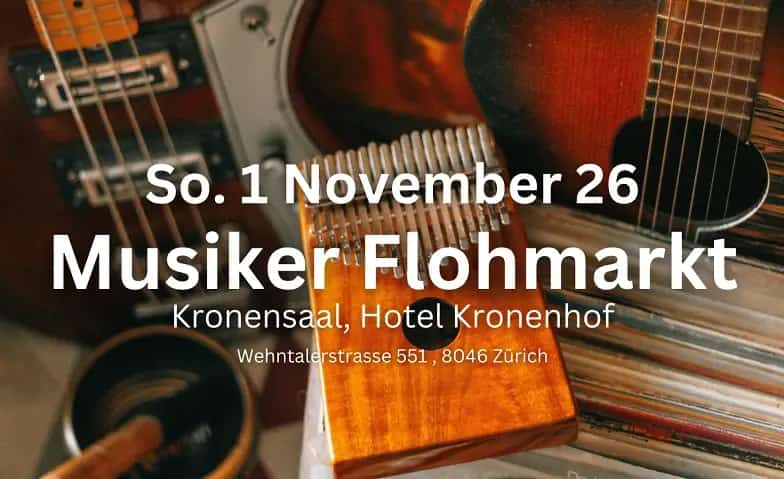Musiker Flohmarkt Zuerich - Mercatino delle pulci a Zurigo