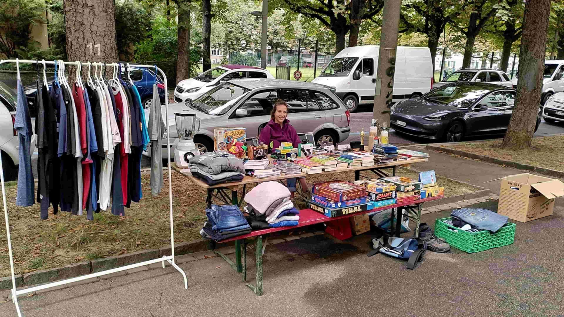 Quartierflohmarkt Riehen Grenzacherweg - Flohmarkt in Basel