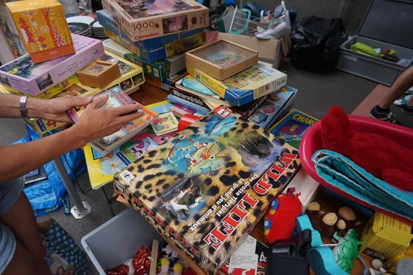 Quartierflohmarkt Rosental/Erlenmatt - Flea market in Basel