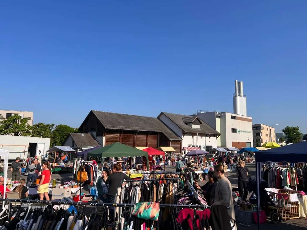 Saeuliaemtler Flohmarkt - Marché aux puces à Zurich