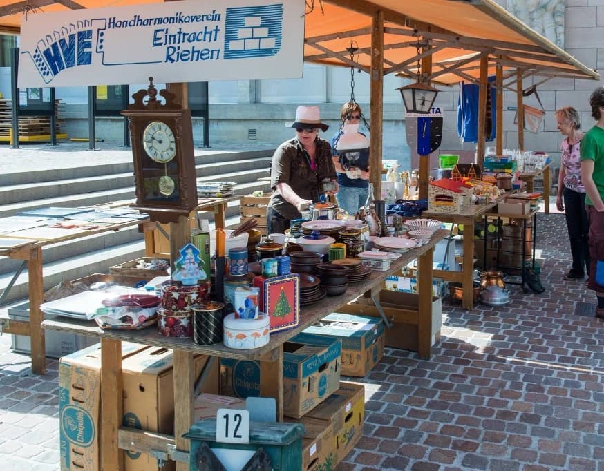 VRD Flohmarkt Riehen - Flea market in Basel